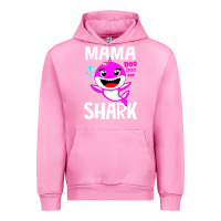 Fuchsia Pink mama shark doo doo shirt Urban Hoodie - artisFamous