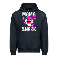 Navy mama shark doo doo shirt Urban Hoodie - artisFamous
