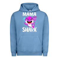 Pigment Pebble Blue mama shark doo doo shirt Urban Hoodie - artisFamous