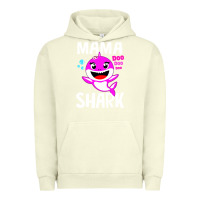 Pigment Pistachio mama shark doo doo shirt Urban Hoodie - artisFamous