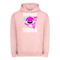 Pigment Salmon mama shark doo doo shirt Urban Hoodie - artisFamous