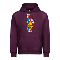 Mauve Wine mushroom Urban Hoodie - artisFamous