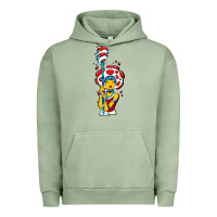 Pigment Oil Green mushroom Urban Hoodie - artisFamous