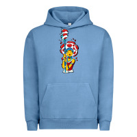 Pigment Pebble Blue mushroom Urban Hoodie - artisFamous