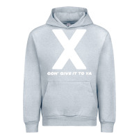 Heather Grey x gon' give it to ya d.m.x t shirt Urban Hoodie - artisFamous
