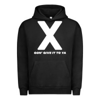 Pigment Black x gon' give it to ya d.m.x t shirt Urban Hoodie - artisFamous
