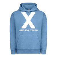 Pigment Pebble Blue x gon' give it to ya d.m.x t shirt Urban Hoodie - artisFamous