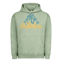 Pigment Oil Green california malibu beach Urban Hoodie - artisFamous