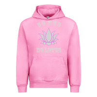 Fuchsia Pink no mud no lotus tee buddha buddhist yoga Urban Hoodie - artisFamous