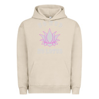 Pigment French Oak no mud no lotus tee buddha buddhist yoga Urban Hoodie - artisFamous