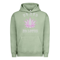 Pigment Oil Green no mud no lotus tee buddha buddhist yoga Urban Hoodie - artisFamous