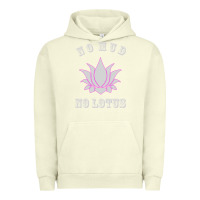 Pigment Pistachio no mud no lotus tee buddha buddhist yoga Urban Hoodie - artisFamous