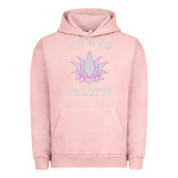 Pigment Salmon no mud no lotus tee buddha buddhist yoga Urban Hoodie - artisFamous