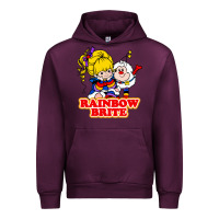 Mauve Wine rainbow brite Urban Hoodie - artisFamous
