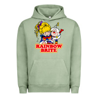 Pigment Oil Green rainbow brite Urban Hoodie - artisFamous