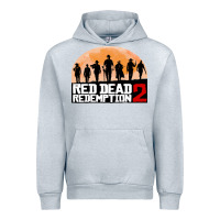 Heather Grey red dead redemption Urban Hoodie - artisFamous