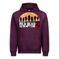 Mauve Wine red dead redemption Urban Hoodie - artisFamous
