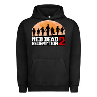 Pigment Black red dead redemption Urban Hoodie - artisFamous