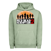 Pigment Oil Green red dead redemption Urban Hoodie - artisFamous