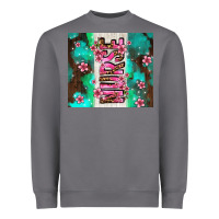 Storm pink floral nurse with flowers Heavyweight Sweatshirt - AdoDesignShop