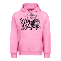 Fuchsia Pink cruise ship bon voyage Urban Hoodie - artisFamous