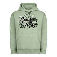 Pigment Oil Green cruise ship bon voyage Urban Hoodie - artisFamous