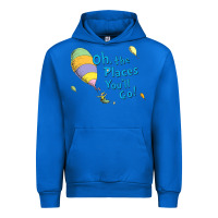 Cobalt seuss oh the places you’ll go Urban Hoodie - artisFamous