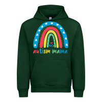 Forest Green Autism Mama Urban Hoodie - artisFamous