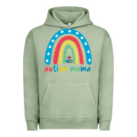 Pigment Oil Green Autism Mama Urban Hoodie - artisFamous