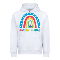White Autism Mama Urban Hoodie - artisFamous