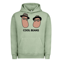 Pigment Oil Green cool beans Urban Hoodie - artisFamous