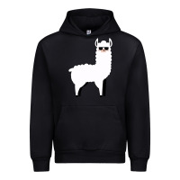 Black llama Urban Hoodie - artisFamous