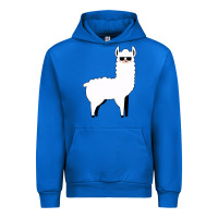 Cobalt llama Urban Hoodie - artisFamous