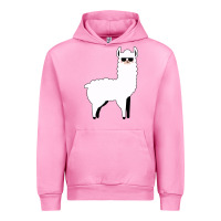 Fuchsia Pink llama Urban Hoodie - artisFamous
