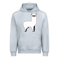 Heather Grey llama Urban Hoodie - artisFamous