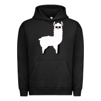 Pigment Black llama Urban Hoodie - artisFamous