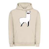 Pigment French Oak llama Urban Hoodie - artisFamous