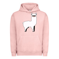 Pigment Salmon llama Urban Hoodie - artisFamous