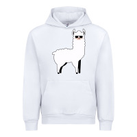White llama Urban Hoodie - artisFamous