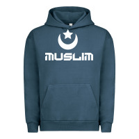 Pigment Midnight Navy muslim Urban Hoodie - artisFamous