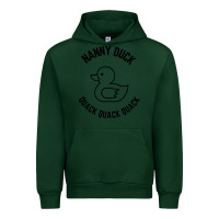 Forest Green nanny duck quack quack quack Urban Hoodie - artisFamous