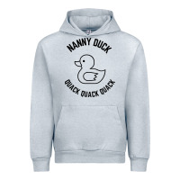 Heather Grey nanny duck quack quack quack Urban Hoodie - artisFamous