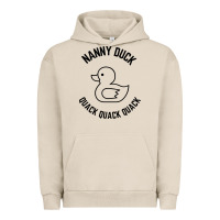 Pigment French Oak nanny duck quack quack quack Urban Hoodie - artisFamous