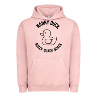 Pigment Salmon nanny duck quack quack quack Urban Hoodie - artisFamous