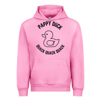 Fuchsia Pink pappy duck quack quack quack Urban Hoodie - artisFamous
