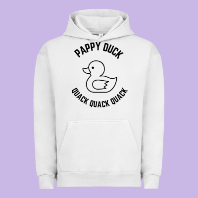 Pappy Duck Quack Quack Quack Urban Hoodie Designed By Artisfamous