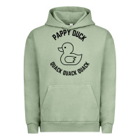 Pigment Oil Green pappy duck quack quack quack Urban Hoodie - artisFamous