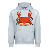 Heather Grey crabby Urban Hoodie - artisFamous