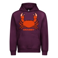 Mauve Wine crabby Urban Hoodie - artisFamous