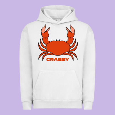 Crabby Urban Hoodie Designed By Artisfamous